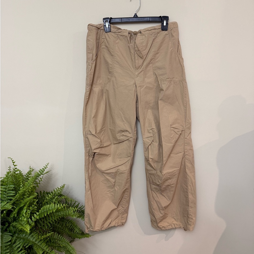 COTTON ON Women’s Parachute Khaki Pants Size 6 100% Cotton